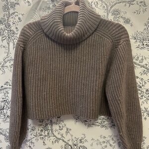 Cozy Brown Turtleneck Sweater
